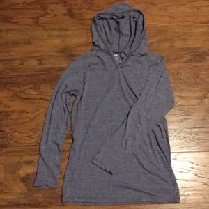 Men’s medium hooded shirt by Original Triblends.